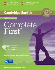 Complete First 2nd Edition Workbook with answers with Audio CD 
