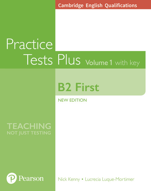 Practice Tests Plus First B2 2018 Book with key + online resources (Pearson)