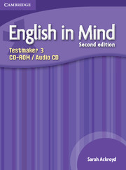 English in Mind 2nd Edition Level 3: Testmaker Audio CD/CD-ROM
