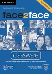 Face2face Pre-intermediate Classware DVD-ROM  (2nd edition)