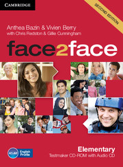 Face2face Elementary Testmaker CD-ROM and Audio CD (2nd edition)