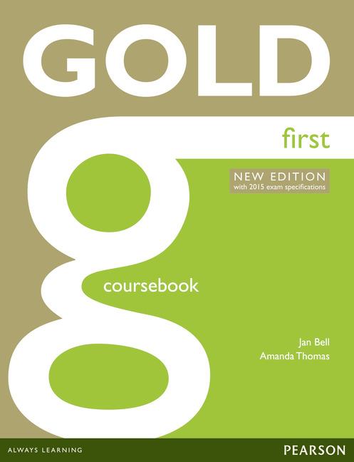 Gold First Coursebook with online audio 