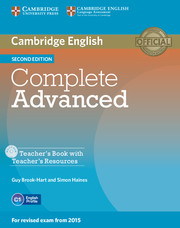  Complete Advanced 2nd Teacher's Book 