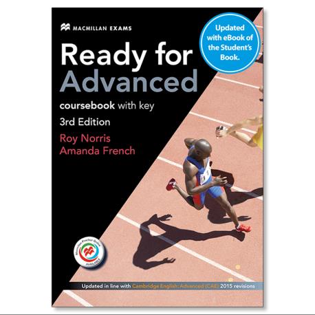 Ready for Advanced coursebook with eBook and key (3rd)