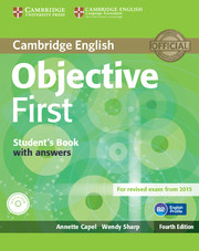 Objective First 4th Student's Book with answers with CD-ROM 