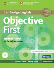 Objective First 4th Student's Book without answers with CD-ROM 