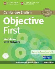 Objective First 4th Workbook with answers with Audio CD 