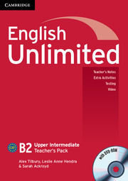 English Unlimited Upper Intermediate Teacher's Pack (Teacher's Book with DVD-ROM