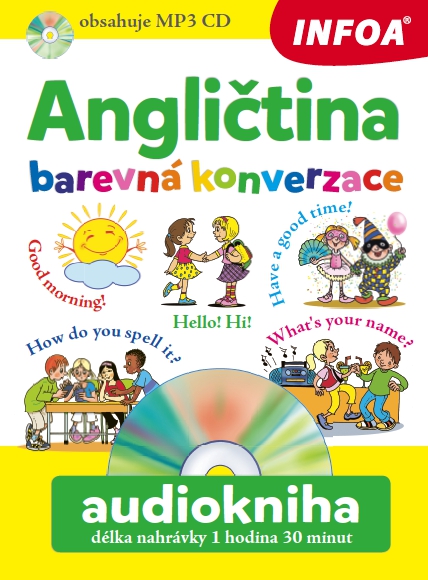 Audiokniha - Angličtina - Barevná konverzace + mp3 CD