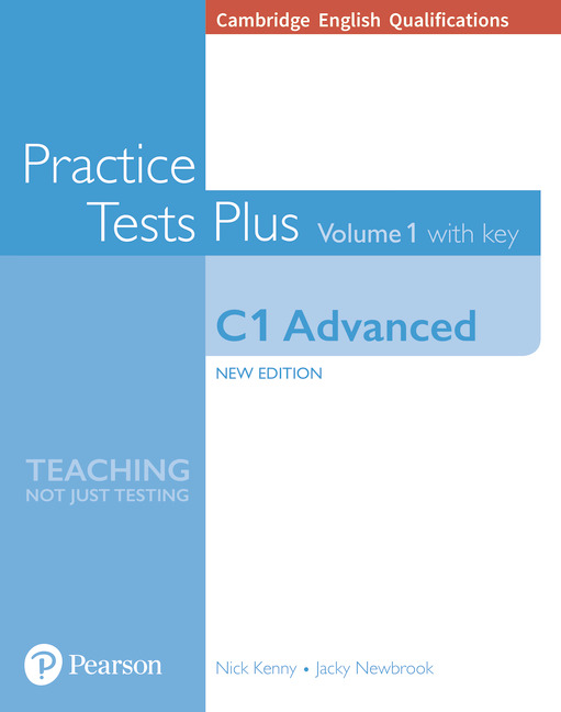 Practice Tests Plus Advanced C1 2018 Book with key + online resources (Pearson)