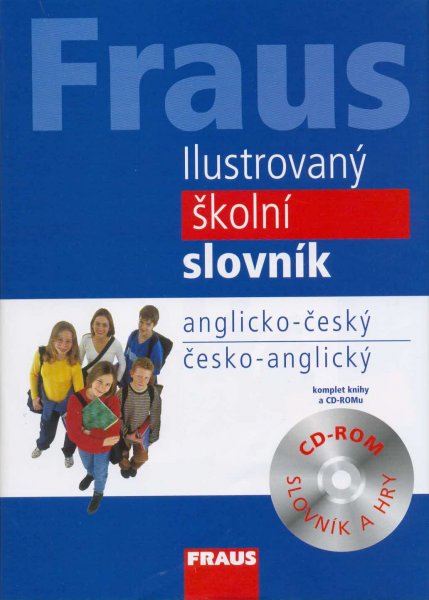 Ilustrovaný školní slovník anglicko-český a česko-anglický Fraus + CD-ROM
